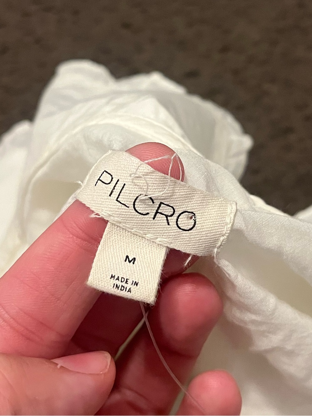 Anthropologie Pilcro Kiera Floral Dainty White Blouse NWT NEW - Picture 7 of 12